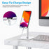 OMOTON Cell Phone Stand, Adjustable Angle Height Desk Phone Dock Holder for iPhone SE 16 Pro Max/Plus/XS/XR, Samsung Galaxy S20 / S10 / S9 / S8 an...